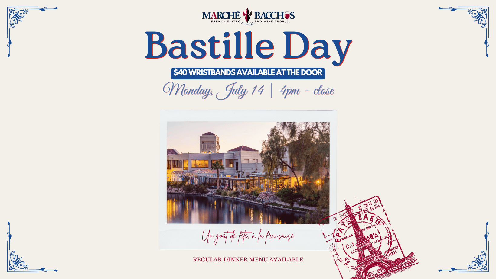 Bastille Day Las Vegas French Marche 